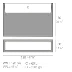 Wall Planter 31.5"