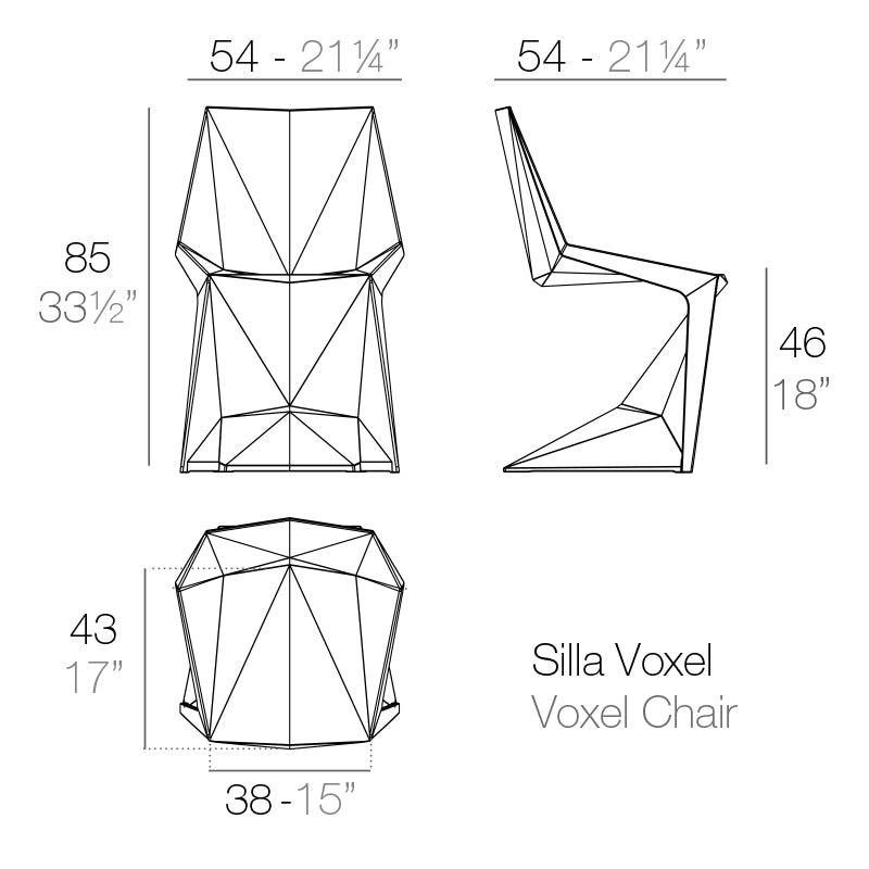 Voxel Chair (Set of 2)