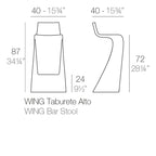 Wing Bar Stool