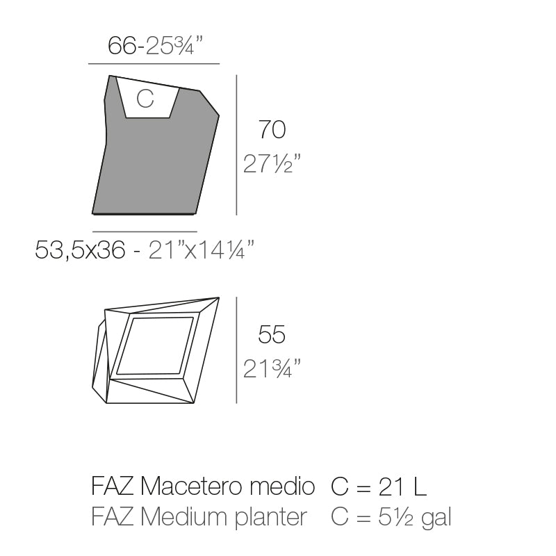 Faz Planter Set