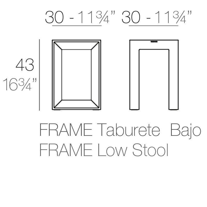 Frame Low Stool