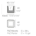 Faz Planter 15.75"