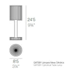 Gatsby Cylinder Table Lamp