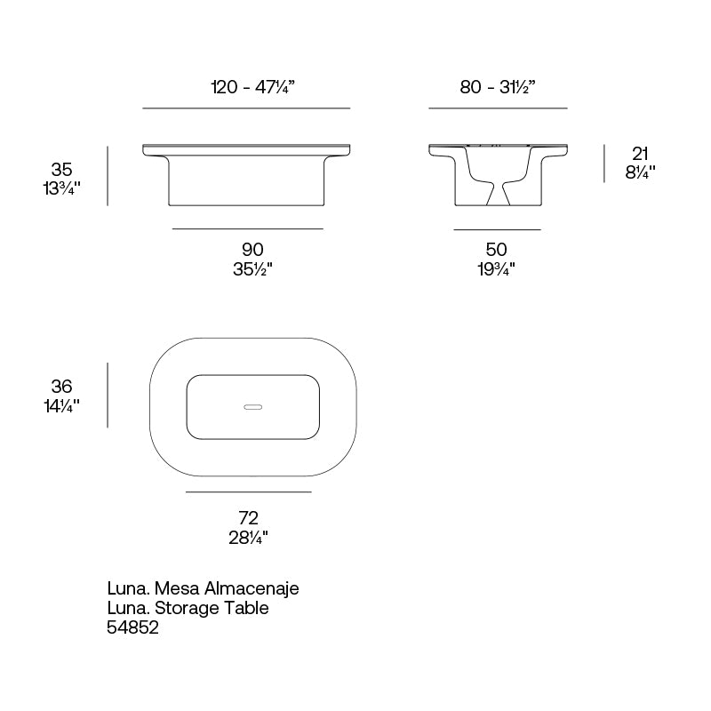 Luna Coffee Table With Storage