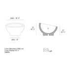 Luna Planter 10.75"