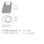Stone Planter 27.5"