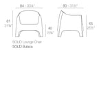 Solid Lounge Chair (Set of 2)