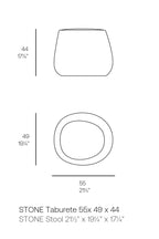 Stone Low Stool