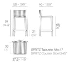 Spritz Counter Stool (Set of 2)