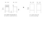 Spritz Bar Set (2 Bar Stools + 1 Bar Table)