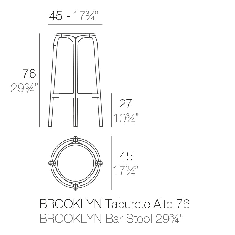 Brooklyn Bar Stool (Set of 2)