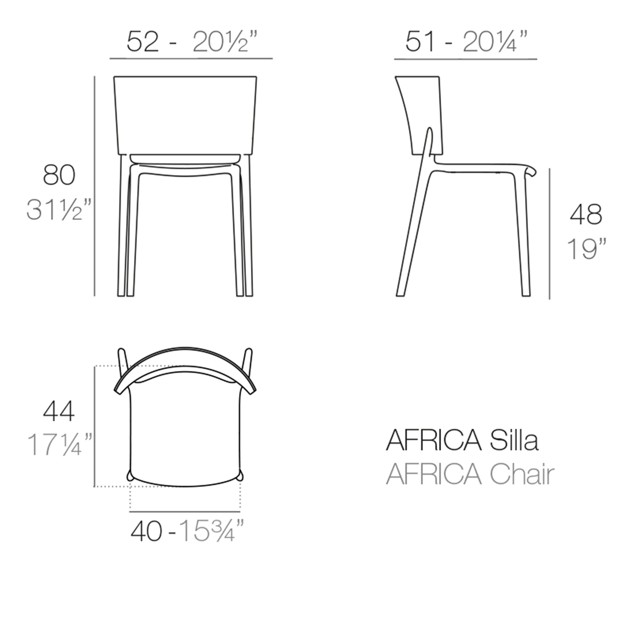 Africa Chair (Set of 2)
