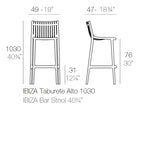 Ibiza Bar Stool (Set of 2)