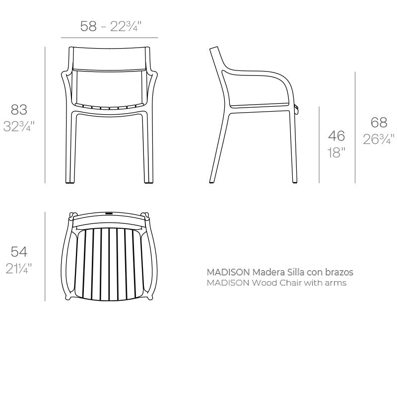 Madison/Gatsby Love Dining Set