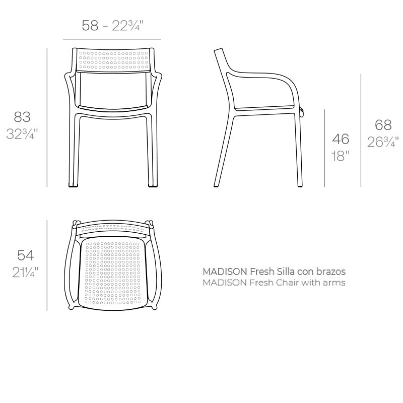 Madison Dots Chair (Set of 2)