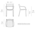 Madison Dots Chair (Set of 2)