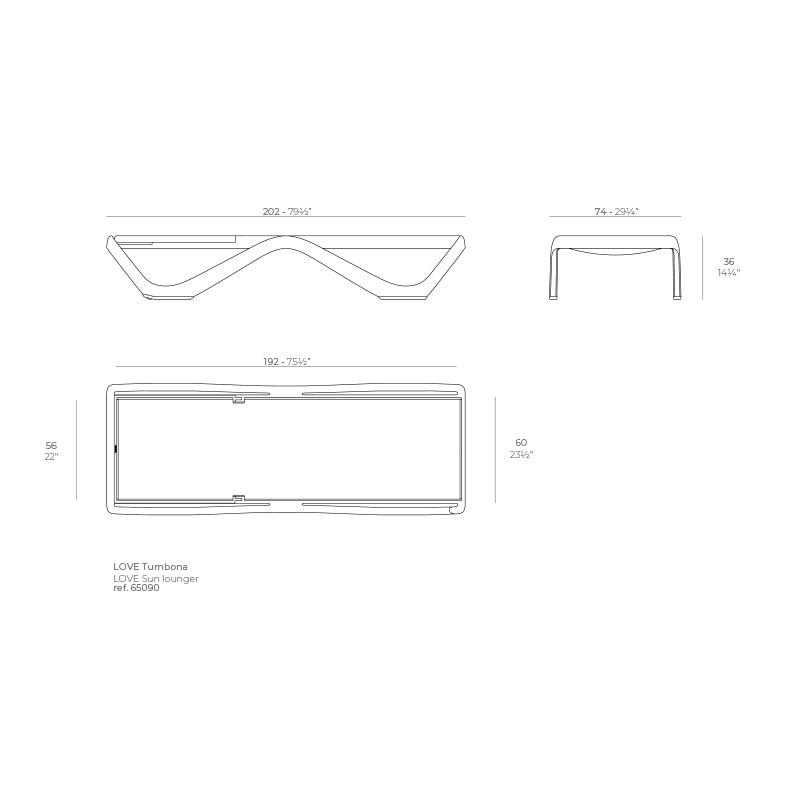 Love Sun Lounger (Set of 2)
