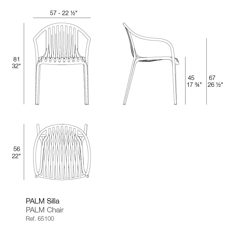 Palm Chair (Set of 2)