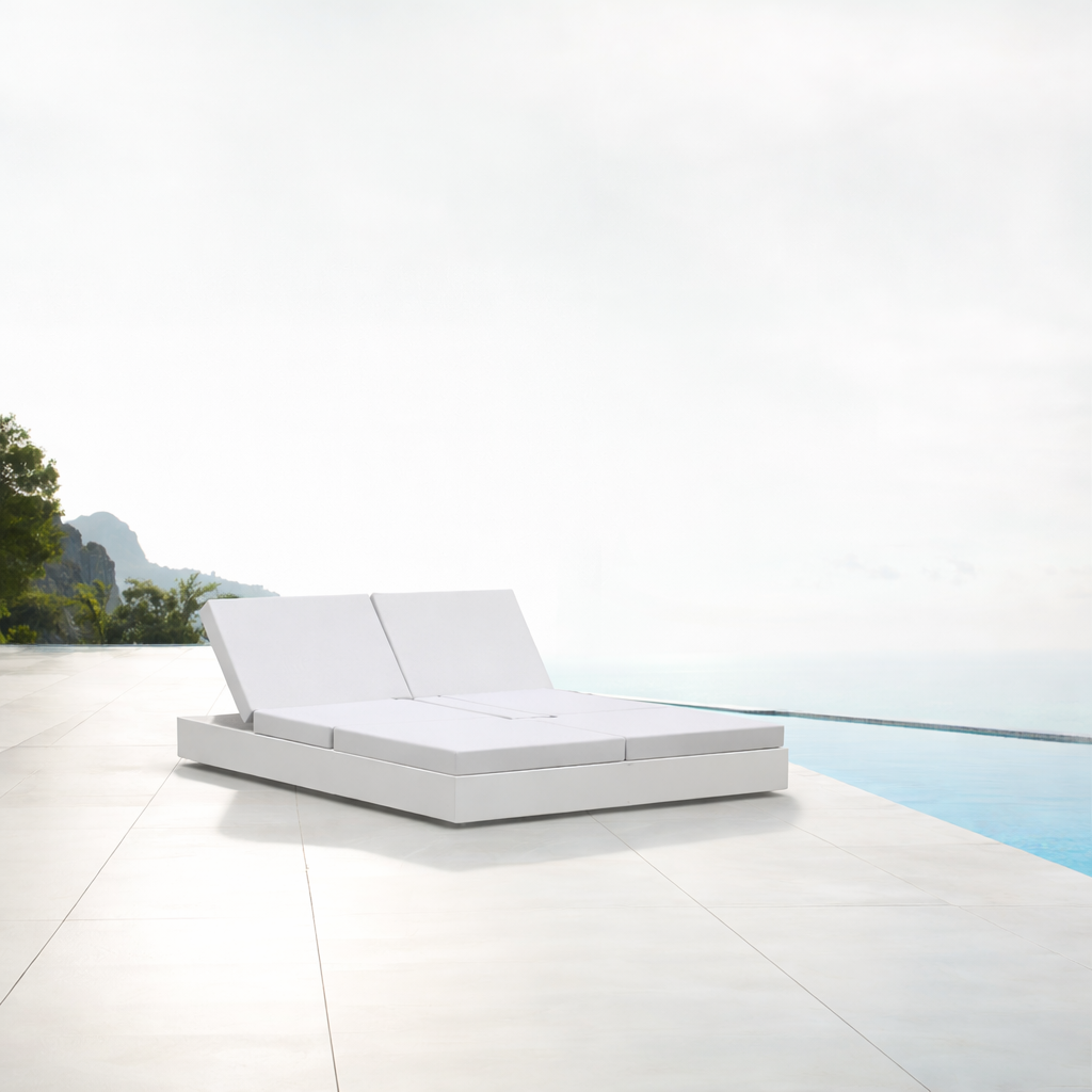 Vela Square Daybed With 4 Reclining Backrest