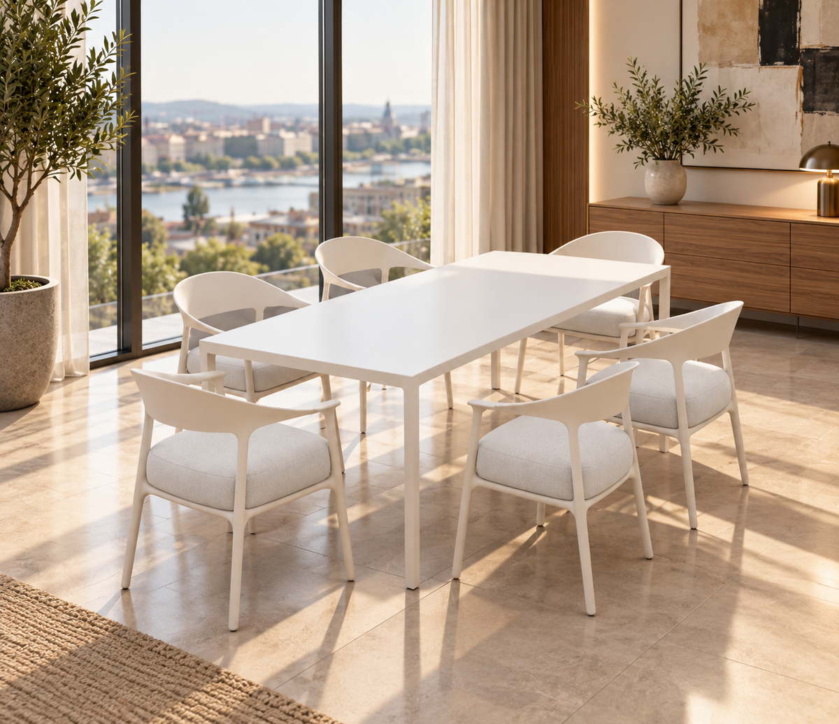 Frame Dining Table 78.75"W