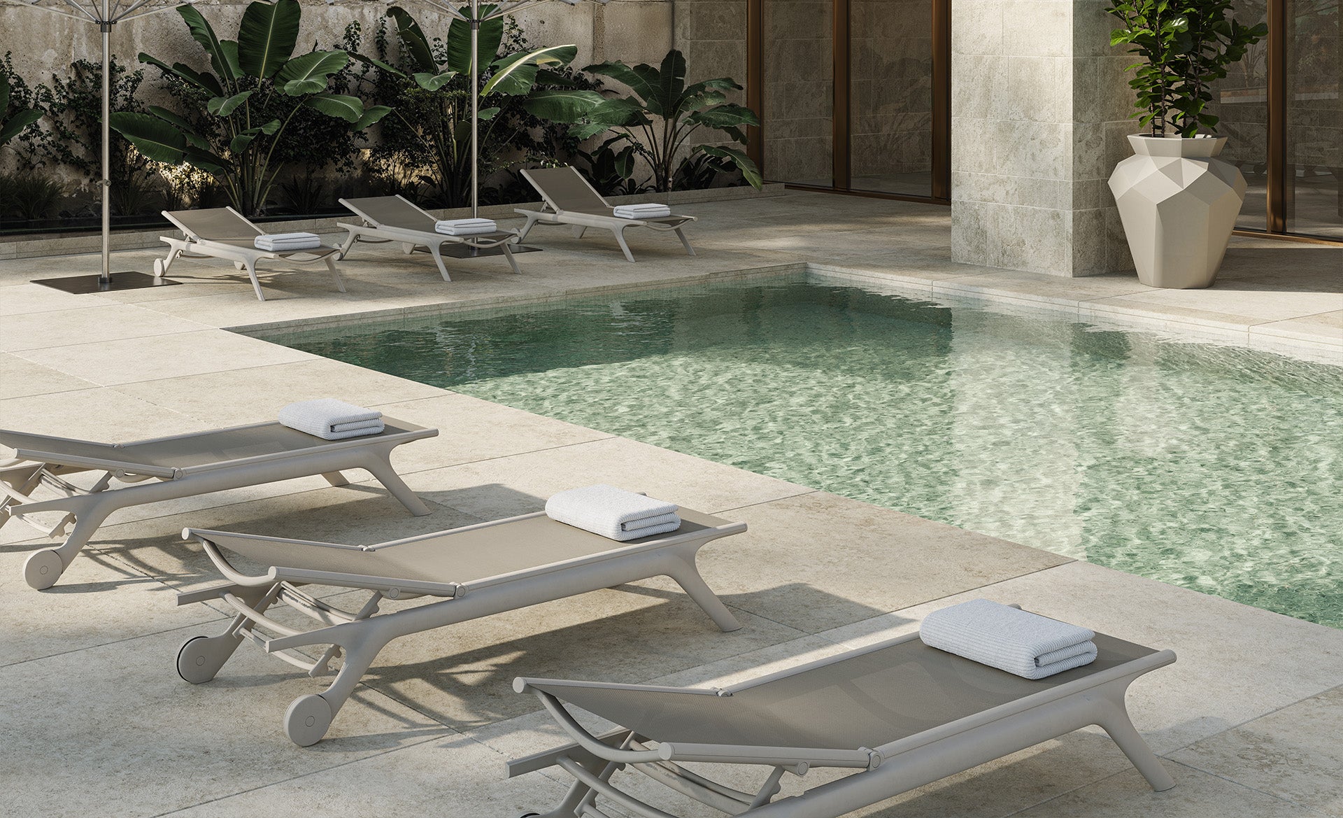 Africa Sun Lounger (Set of 2)