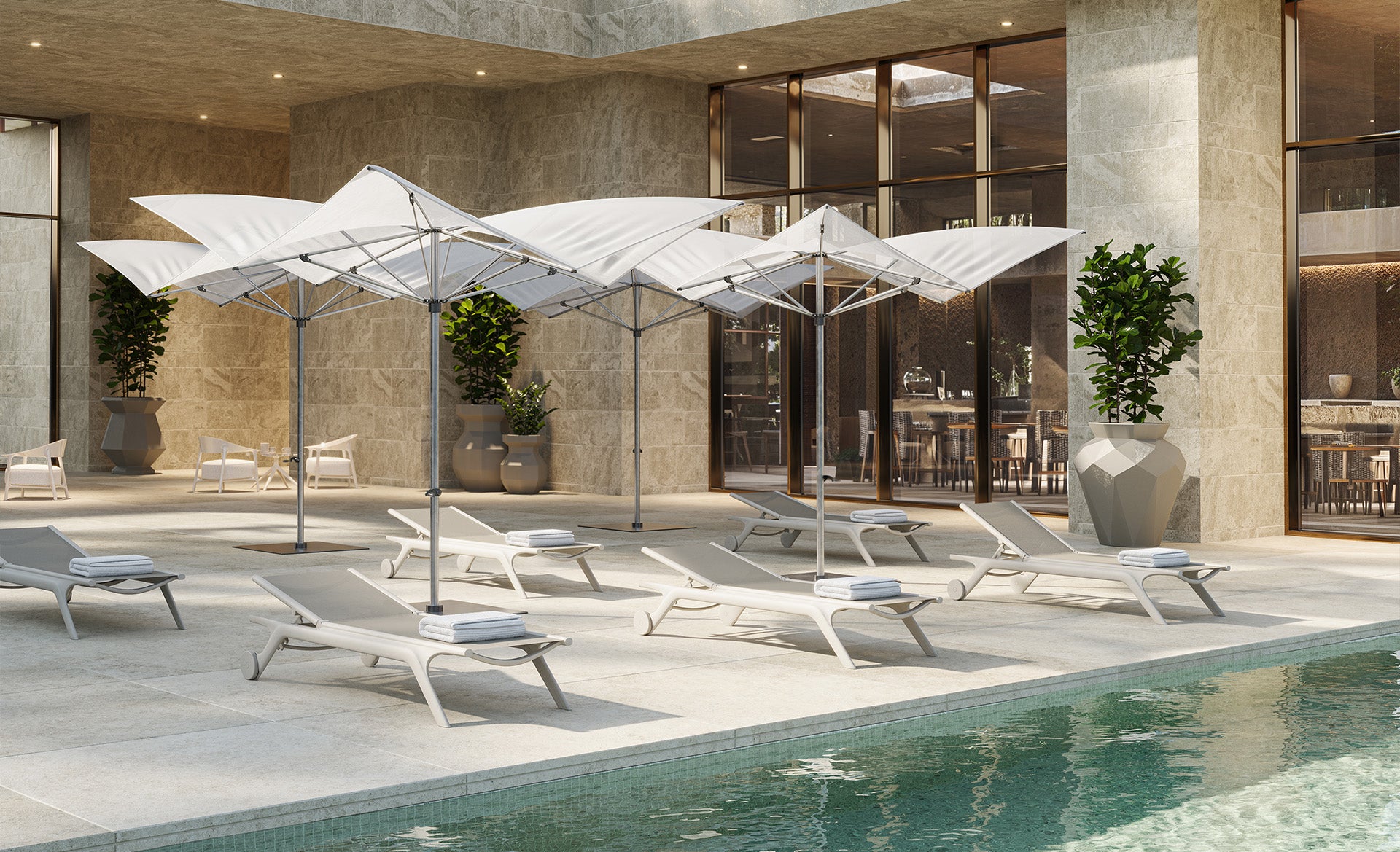 Africa Sun Lounger (Set of 2)