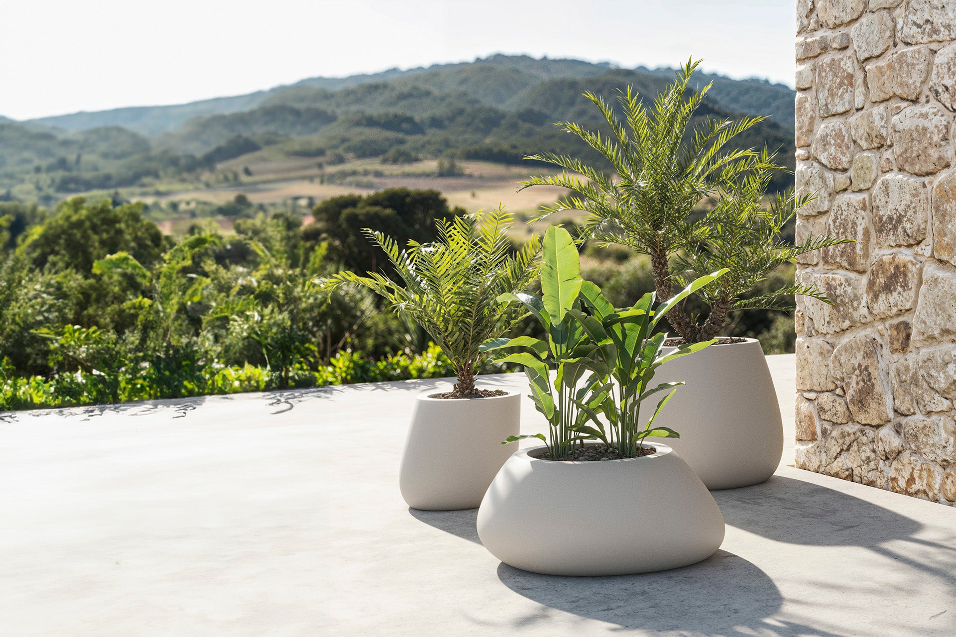 Stone Planter 15.75"